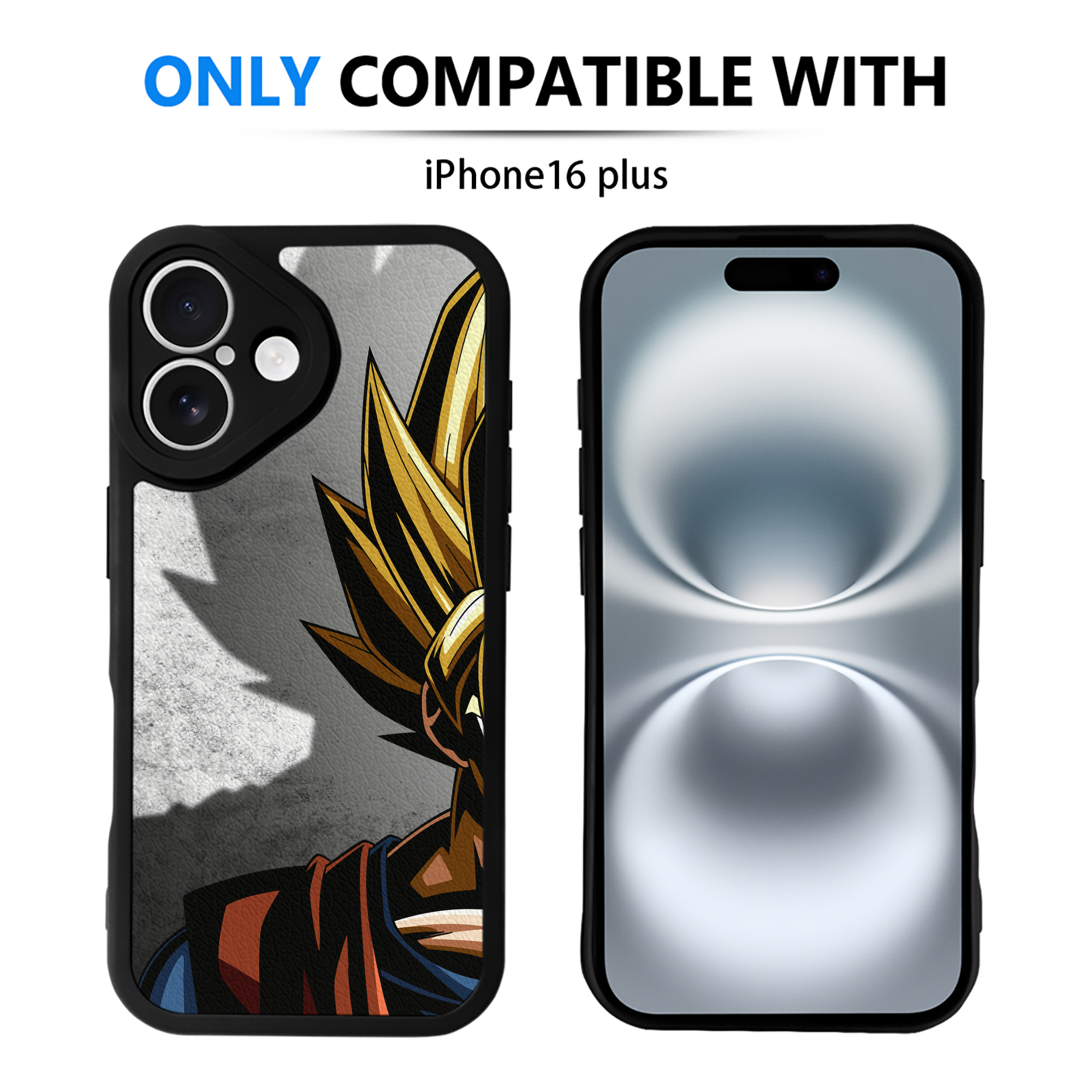 （画像用） ドラゴンボール DRAGON BALL 【iPhone 16シリーズ対応】シリコンスマホケース（レザー調） 材質：シリコン